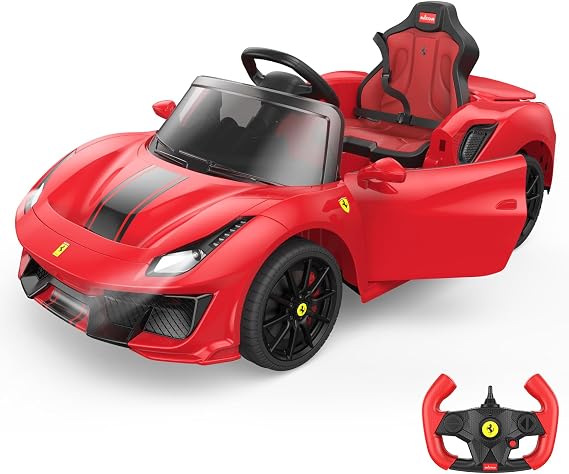 Licensed Ferrari 488 Pista Spider Ride On Car 12V Battery Powered Kids Car