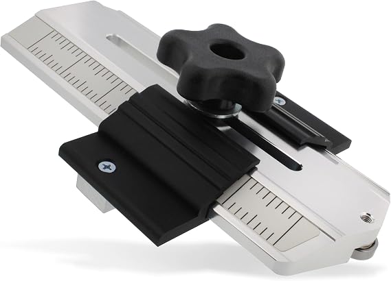 DCT Woodworking Thin Rip Table Saw Jig Guide Tool for Router or Band Saw Cutting Wood/Ripping Chair Slates, Cabinet