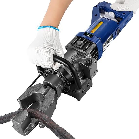 220V Hydraulic Rebar Bender for 5/8 Inch #4 16mm Rebar, Within 5s Bending Angle 0°-130°, with Positioning Bolt, Fast Easy Bending Rebar Steel Bar Steel Rod