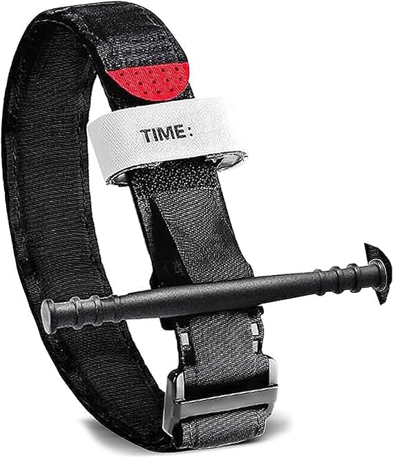 Hemostatic Bandage, Torniquetes Medical, Tourniquet First Aid, Tourniquet Pouch, Outdoor Emergency Tourniquet, for Hiking Camping Travel Home Outdoor Sports(Black)