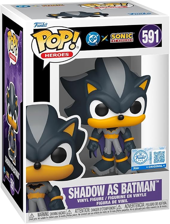 Funko POP Heroes: Shadow/Batman - Sonic (Special Edition)