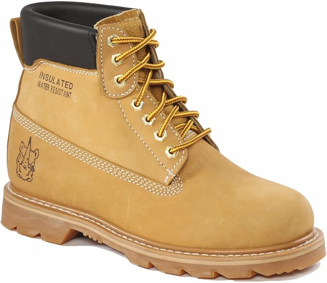 Rhino 68C67 6 Inch Nubuck Work Boot - Wheat