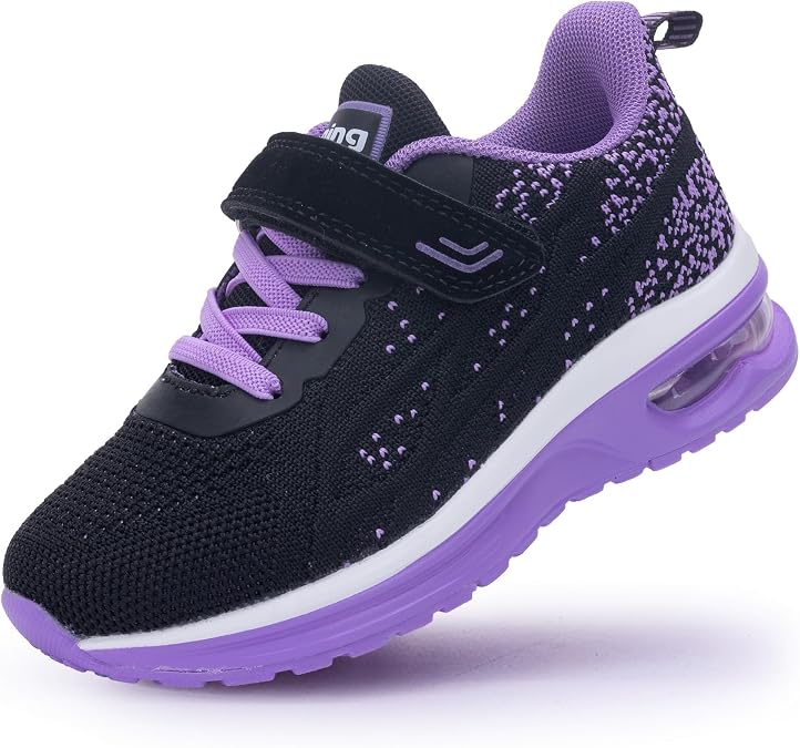 Kids Tennis Running Shoes Boys Girls Athletic Lightweight Sports Walking Sneakers