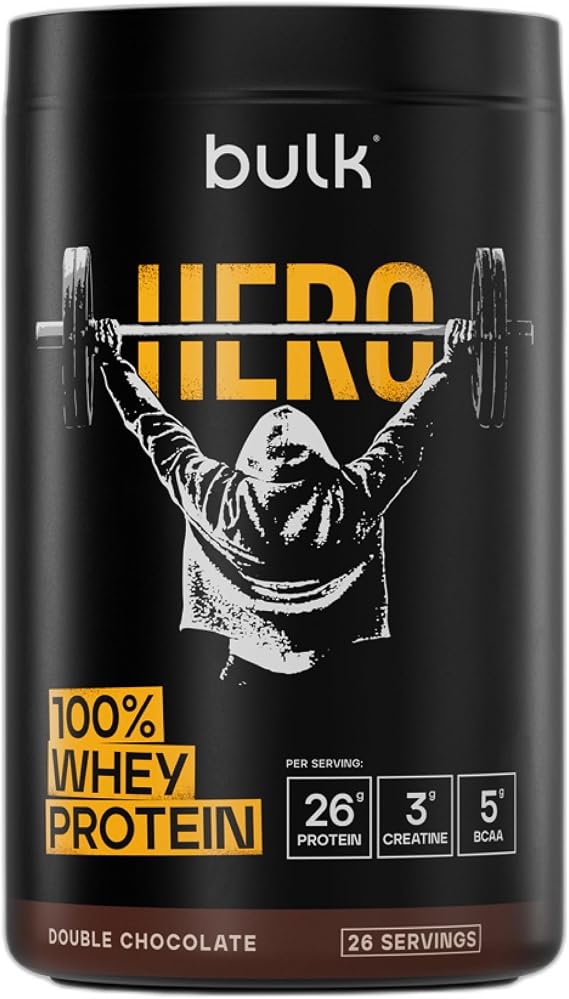 Bulk Hero Whey Protein Powder, Double Chocolate
