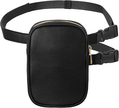 JASGOOD Thigh Harness Leg Bag Fanny Pack for Women Leg Purse Drop Leg Bag Halloween Outfit, A-Black