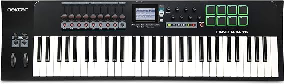 Nektar Panorama T6 USB MIDI Keyboard Controller with DAW Integration and Nektarine PlugIn Control