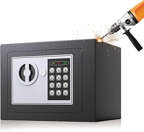 4.6L Home Digital Safe Electronic Cabinet Cash Box with Two Keys
