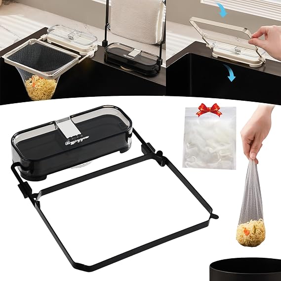 Suction Cup Sink Strainer with Net 200 pcs, Kitchen Sink Garbage Filter Rack Suction Cup, Sink Drain Strainer, Kitchen Sink Water Filter, Sink Drain Strainer Basket (Black+200 pcs Filter mesh)