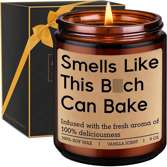 GSPY Candle, Gifts for Bakers, Baking Gifts for Women, Men - Funny Christmas Bake Presents for Baking Lovers, Bread Bakers, Pastry Chef - Sourdough, Birthday Ideas for Friend, Culinary Student, Woman
