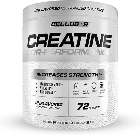 Cellucor Cor-Performance Creatine Monohydrate for Strength and Muscle Growth, 72 Servings