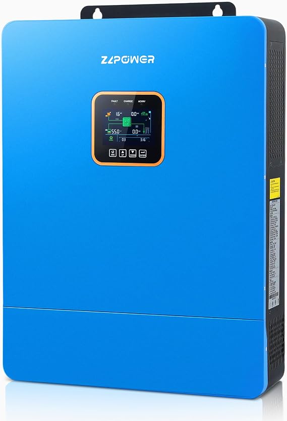 ZLPOWER 10000W 48V Solar Inverter Split Phase 120V/240V with Dual MPPT