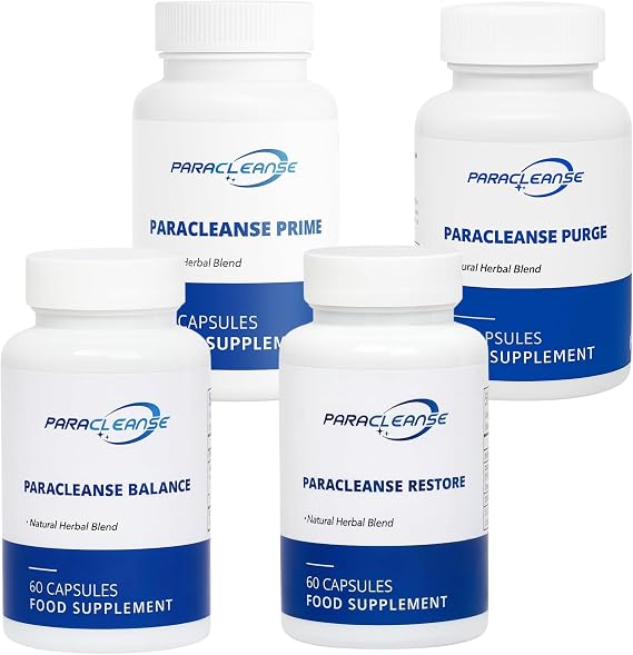 Paracleanse Restore – Stage 4 Probiotic Complex | Gut Support with Probiotic & Prebiotic Blend | 60 Vegan Capsules | UK Made | Clean Label Supplement