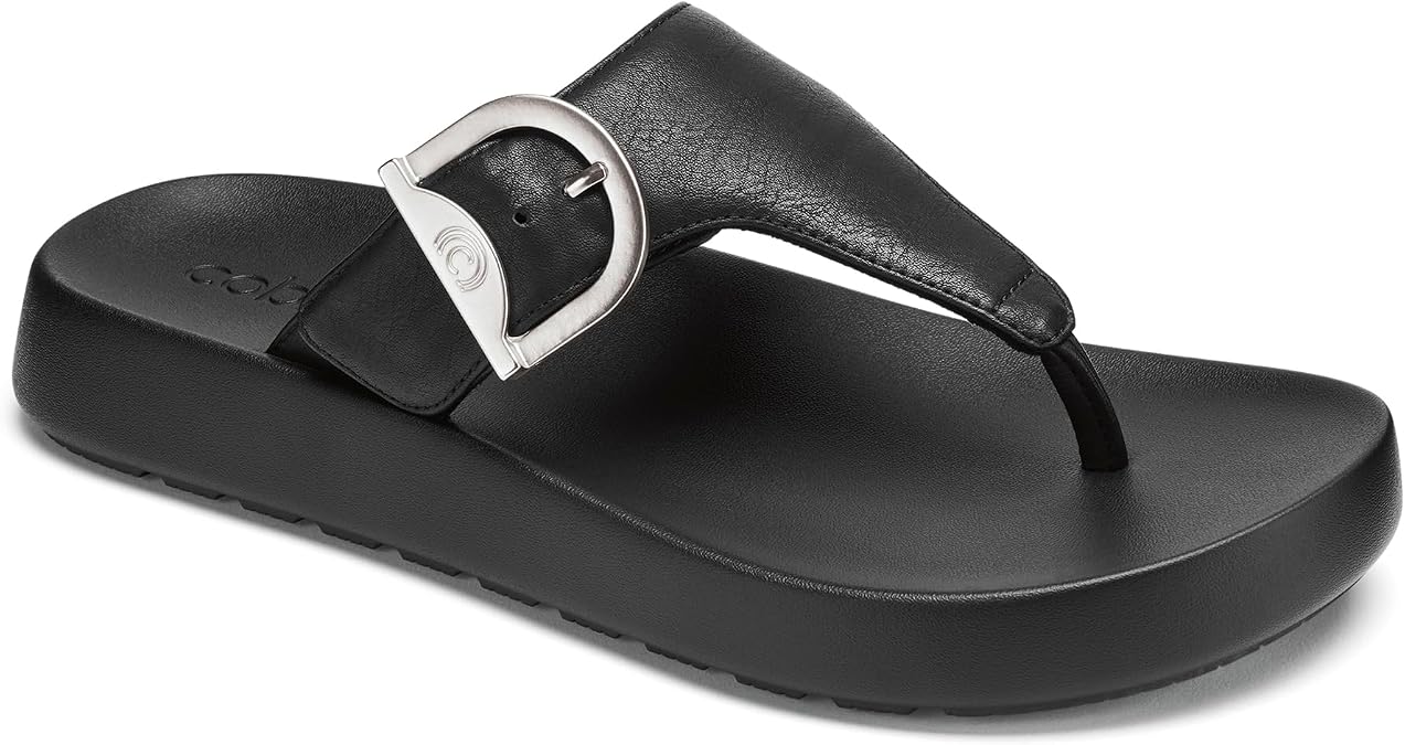 Cobian Avila Women's Sandals with NRG Footbed | Adjustable Hook & Loop Strap, Anatomical Arch Support, Rubber Outsole for Travel, Shopping, and Everyday Wear