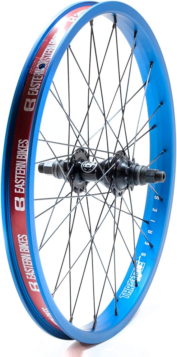 Eastern Bikes Throttle 20 Inch BMX Wheel – Double Wall Rim, Sealed Bearing Hub, Front or Rear, BMX Freestyle Wheel (Black, Front (3/8"))