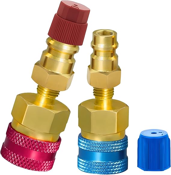 R1234YF Quick Couplers R1234yf to R134a Conversion Adapters High/Low Side