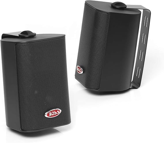 BOSS Audio Systems MR4.3B 4 Inch 2 Way Full Range 180 W Boat Speaker Pair