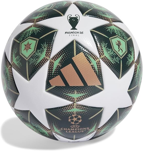 adidas UCL League 24/25 Knockout Stages Unisex Adult Ball, White/Shagr/HIREGR 37 EU