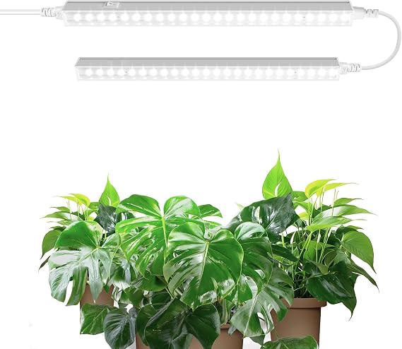 Barrina T5 1FT Grow Light Strip, Full Spectrum 5000K White, 2 x 5W, 2 Packs [Energy Class A]