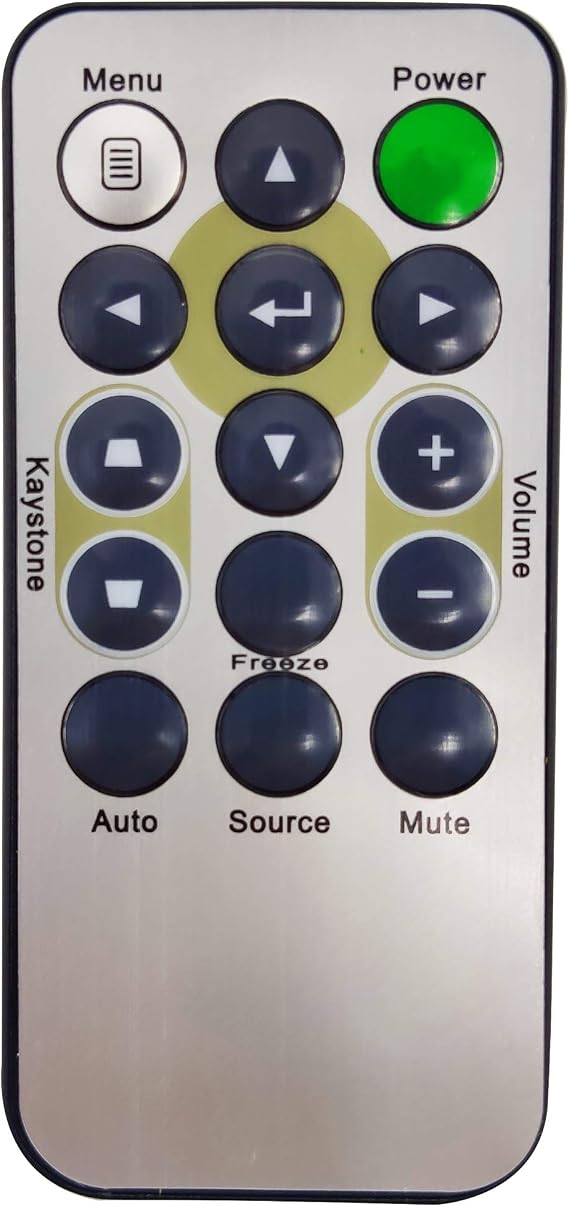 Remote Control 5041823800 for Vivitek Projectors D326WX D330MX D508 D509 D510 D511 D512-3D D516 D517 D518 D519 D520ST D522WT D525ST D530 D535 D536-3D D538W-3D D550 D551 D552 D555 D556 D557WH
