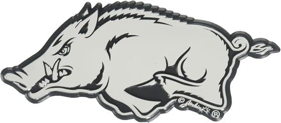 NCAA Arkansas Razorbacks Car Emblem