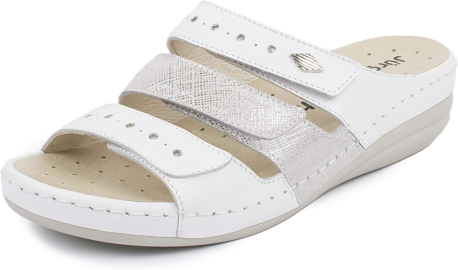 Jürgen Hirsch Ergo 01 Mules Women's Ergonomic Interchangeable Footbed with Joint Support Available in 2 Colours Also Ideal for Health Professionals