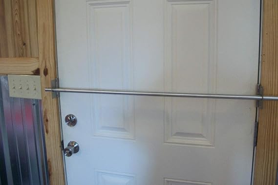 See-safe Security Solid Door Bar Lock Flush Fold Barricade