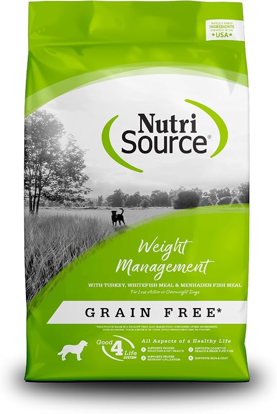 Nutrisource Grain Free ( Turkey ) Weight Management Dog Food 15Lb