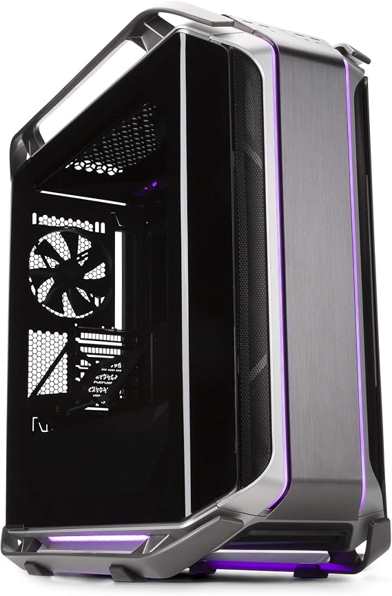 Cooler Master Cosmos C700M E-ATX Full-Tower, Curved Tempered Glass Panel, Riser Cable, Flexible Interior Layout, Diverse Liquid Cooling, Type-C, Customizable ARGB (MCC-C700M-MG5N-S00)