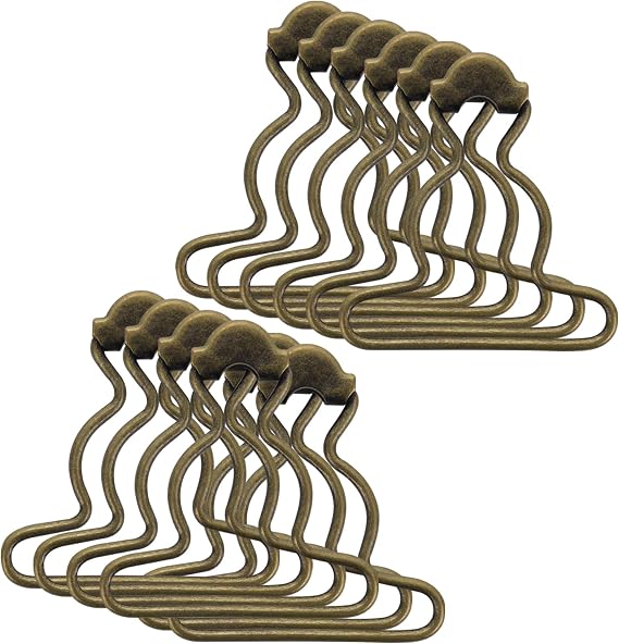 Lusofie 12Pcs Suspender Buckles Dungaree Overall Buckles Matal Overall Clasp Replacement Overall Clips