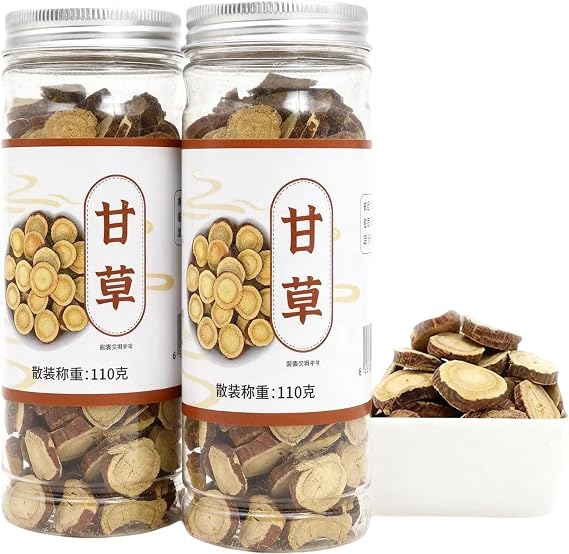 Sliced Licorice Root 220g (7.8oz), Natural & Hand-Selected, Sweet Herbal Flavor for Tea, Cooking & Herbal Remedies, Vegan, Gluten-Free