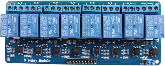 8 Channel DC 5V Relay Module for Arduino, Raspberry Pi | For Arduino, Raspberry Pi, DSP, AVR, PIC ARM