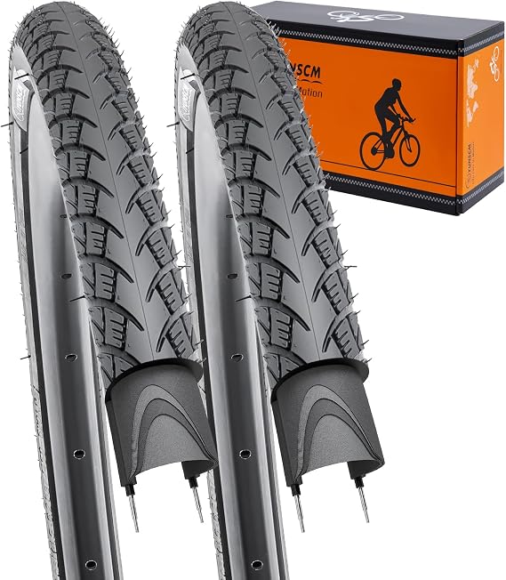 2PCS 700x40C/42-622 Gravel Bike Tires 60TPI Nylon Anti-Puncture Protection