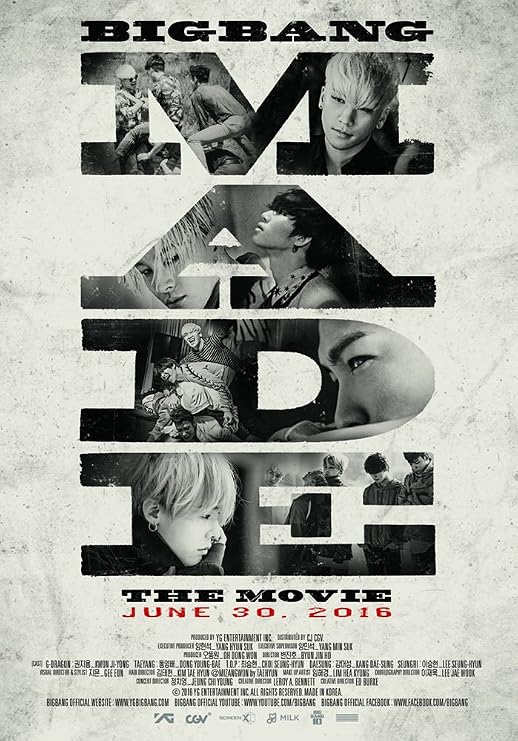 YG Entertainment - BIGBANG BIGBAN10 THE MOVIE BIGBANG MADE' POSTER SET