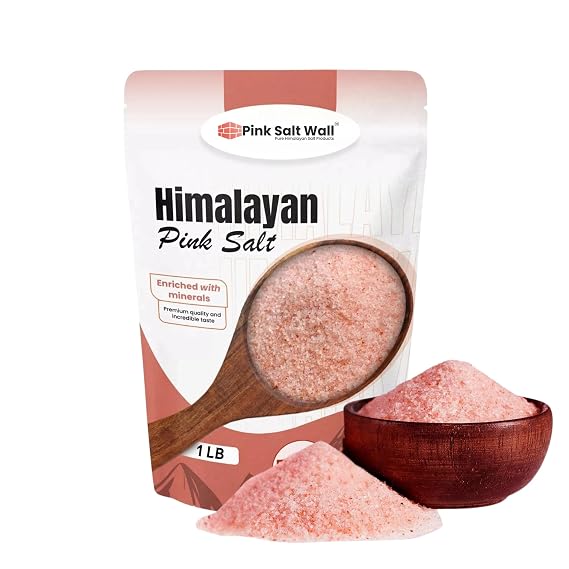 Himalayan Chef Pink Himalayan Salt, 1 lbs Coarse Grain, Refill Grinders - (1 Pound Bag)