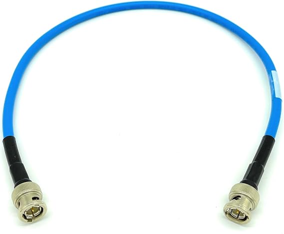 AV-Cables 3G/6G HD SDI BNC RG59 Cable Belden 1505A - Blue (1.5ft)