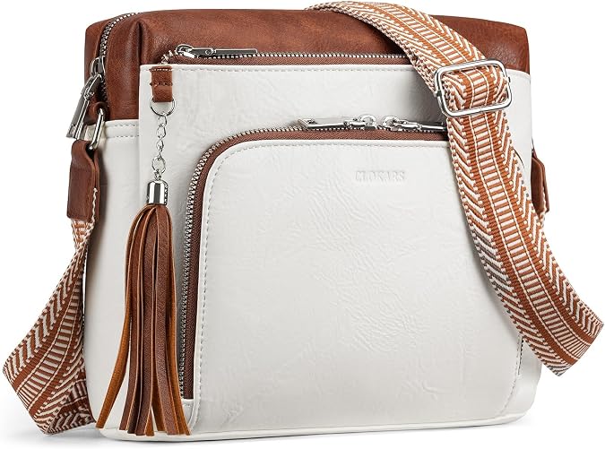 Crossbody Bags for Women, Medium Crossbody Purse with RFID Pockets & Built in Wallet, Handbags Shoulder Bag, Gifts