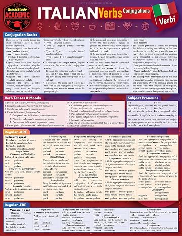 Italian Verbs: Conjugations