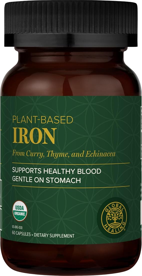 Iron Supplement for Women & Men - Blood Builder Liquid Iron Vitamin (2 Oz)