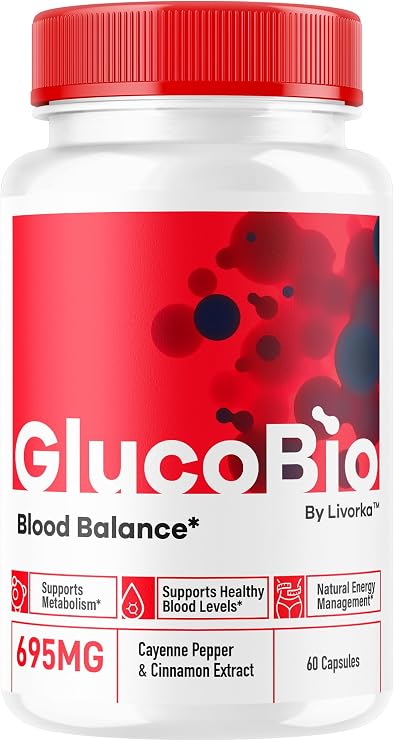 GlucoBio Capsules - Official Gluco Bio Advanced Formula Support Pills - Maximum Strength, Natural Gluco Bio Supplement Vitamin for Overall Health & Wellness Reviews, 60 Capsules for 1 Months