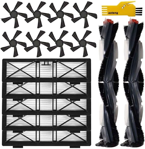 Replacement Accessories for Neato Botvac D Series D75 D80 D85 and Connected Series D3 D4 D5 D6 D7 Including Main Brush Side Brush and Ultra Performance Filter