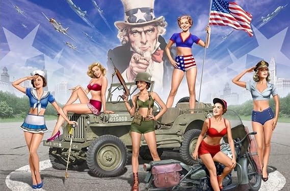 Plastic Model Miniatures Kit - Pin-up Series - Pin-up Girls -