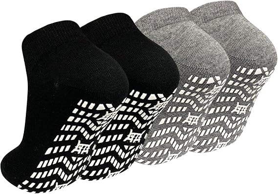 ZAKASA Non-Slip Grip Socks for Men: Grippy Socks Hospital Elderly
