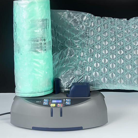 Air Cushion Machine, Mini Buffer Packaging Wrap Maker Machine, Smart Inflation Without Preheating, Auto Standby Function, Used for Filling, Wrapping and Other Types of Roll Film Inflation