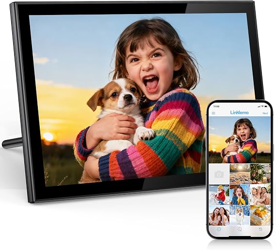 7 Inch WiFi Photo Frame with Mobile App Control 1280x800 IPS Touchscreen