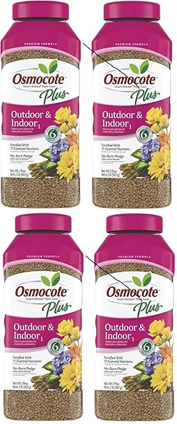 Osmocote Smart-Release Plant Food Plus Outdoor & Indoor Fertilizer, 2 Lbs. (4)