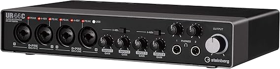 Steinberg UR44C 6x4 USB 3.0 Audio Interface with Cubase AI and Cubasis LE