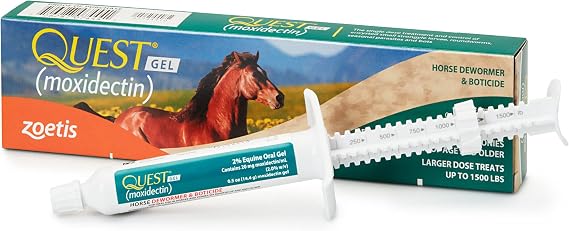 Quest (moxidectin) Gel Dewormer for Horses, 0.5 oz Syringe