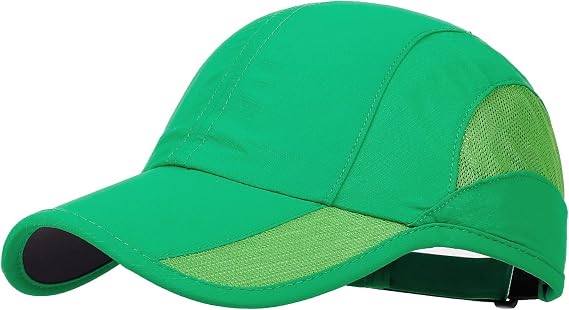 HH HOFNEN Quick Dry Baseball Cap Unstructured Water Resistant Golf Hat | Mesh Ball Caps Lightweight UV Protection Adjustable Outdoor Sun Hat for Running Tennis Travel