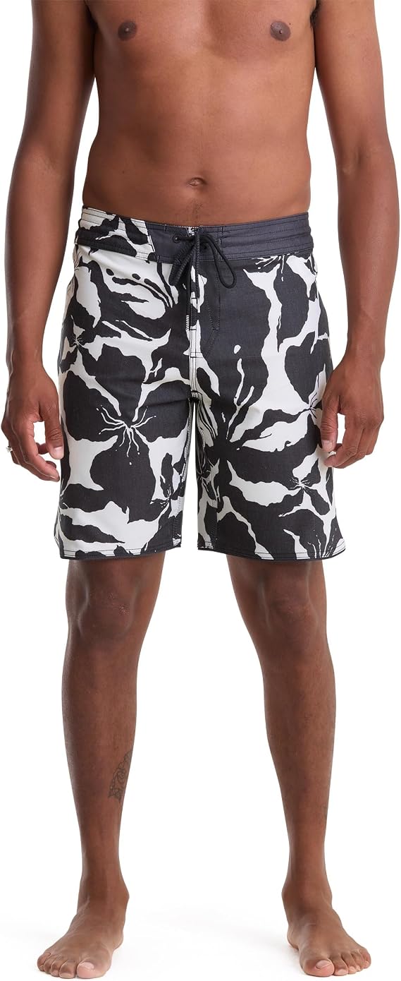 Volcom Men's 19" Stretch Board Shorts- Stretchable, UPF 50+, Quick Dry Swim Bottoms