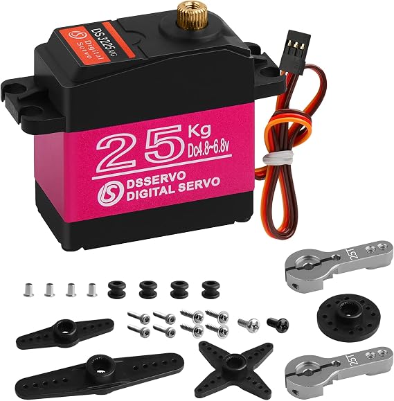 25KG Waterproof Metal Gear RC Servo, 180